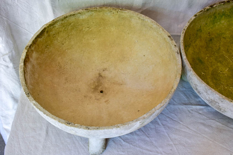 Pair of Willy Guhl cup shaped planters 19"