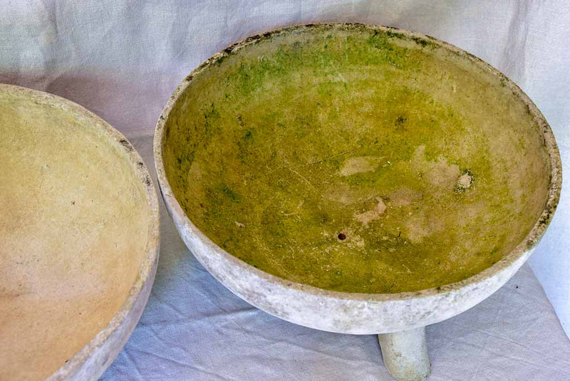Pair of Willy Guhl cup shaped planters 19"