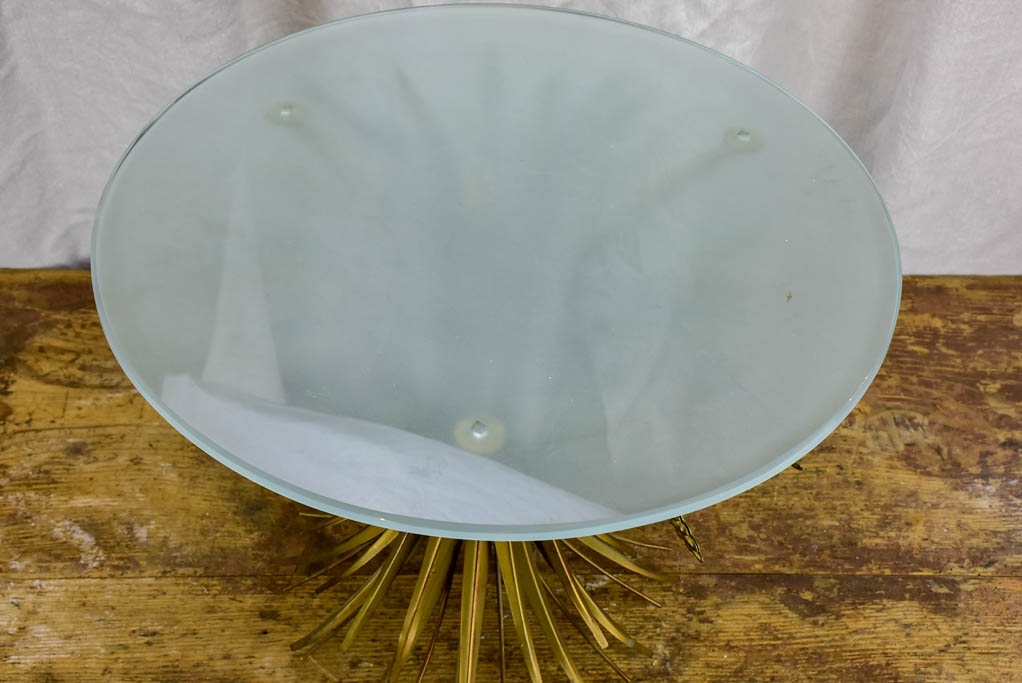 Pair of mid century wheatsheaf coffee tables - Coco Chanel