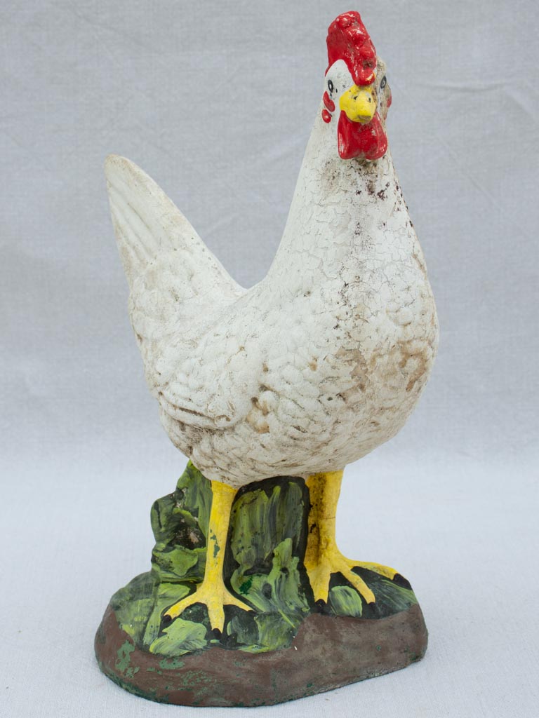 1960's French decorative garden hen