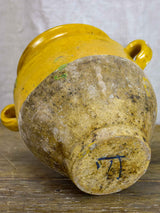 Small antique French confit pot 7”