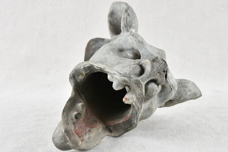19th century zinc gargoyle / water spout