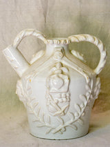 1960's Émile Tessier white ceramic pitcher