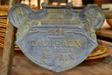 Antique French prize for a bull - 1924
