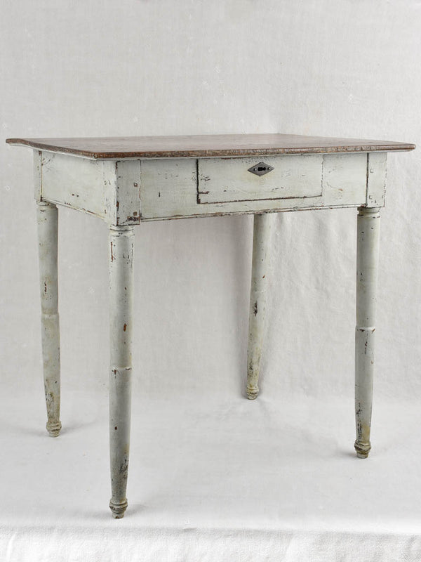 Rustic aged French country side table