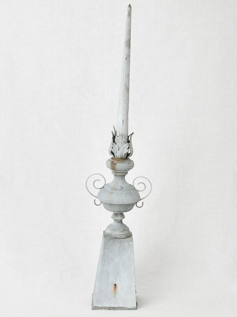 Antique French lightning rod 33¾" Chez Pluie
