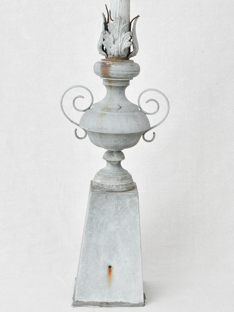 Antique French lightning rod 33¾" Chez Pluie