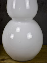 Vintage pair of extra-large white vases