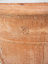 Vintage Biot terracotta planter with saucer