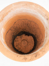 Vintage Biot terracotta planter with saucer