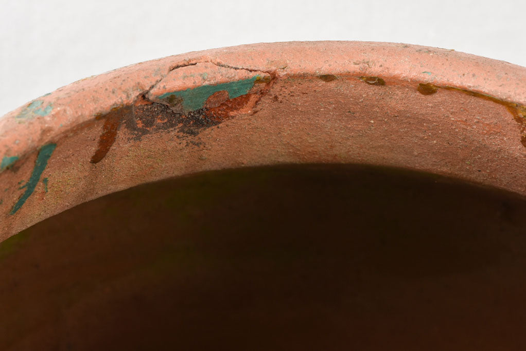 Pair of antique Spanish terracotta oil pots 22"