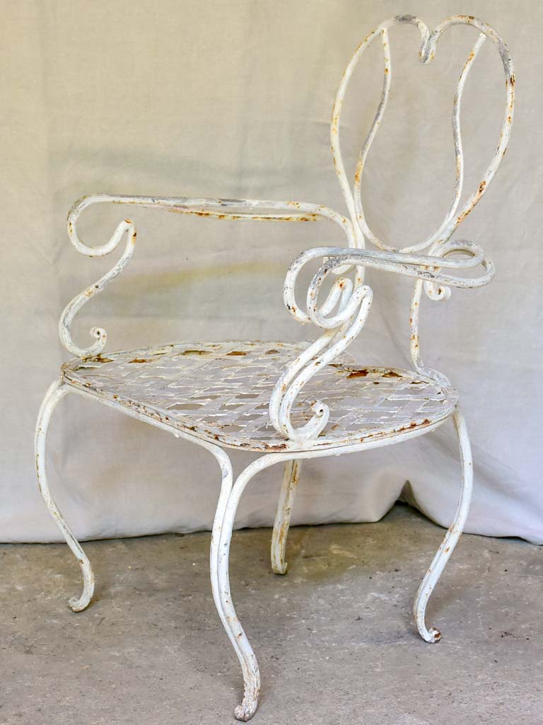RESERVED MDD Pair of whimsical French garden armchairs