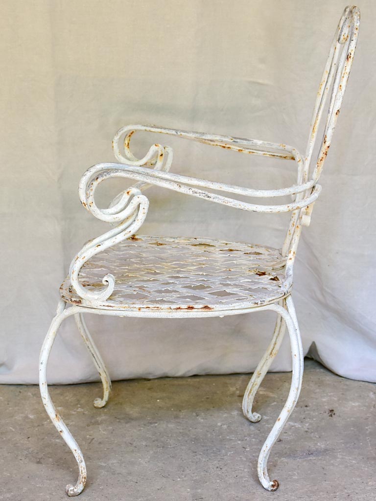 RESERVED MDD Pair of whimsical French garden armchairs