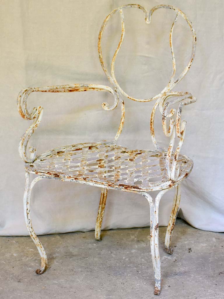 RESERVED MDD Pair of whimsical French garden armchairs