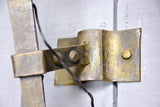Pair of antique wall sconces from a maison de maître - etched glass