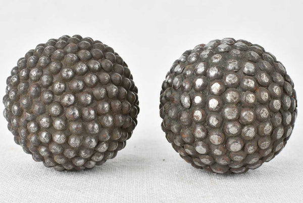 Small pare of antique children's petanque balls 2¼"