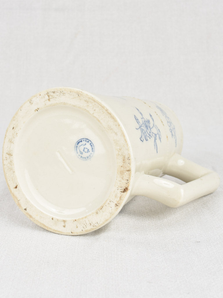 Historic Saint Uzienne Beaded Stoneware Jug