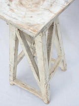 Mid 20th century French sculptor's table with white patina