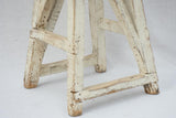 Mid 20th century French sculptor's table with white patina