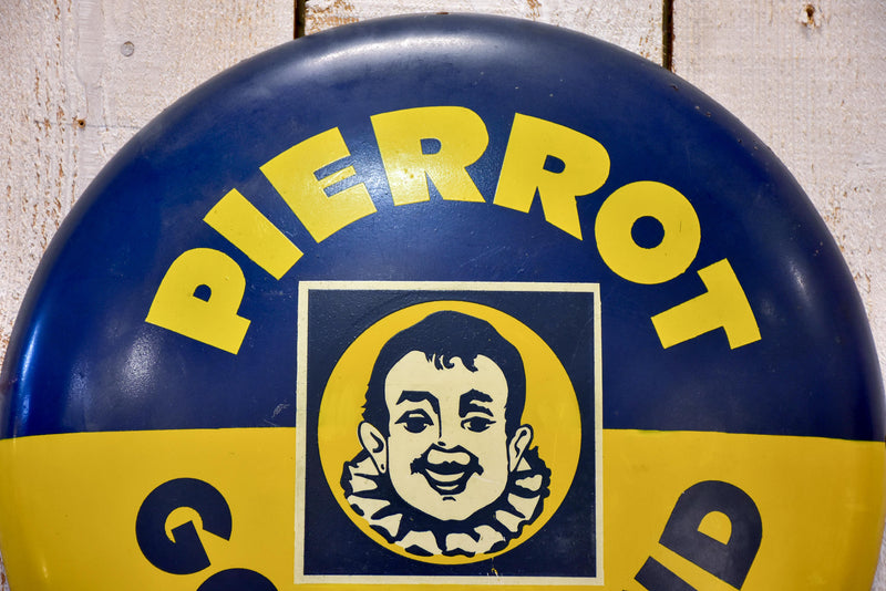 Vintage French Pierrot Gourmand sign
