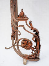 Rare 18th century French balustrade - wrought iron with red patina