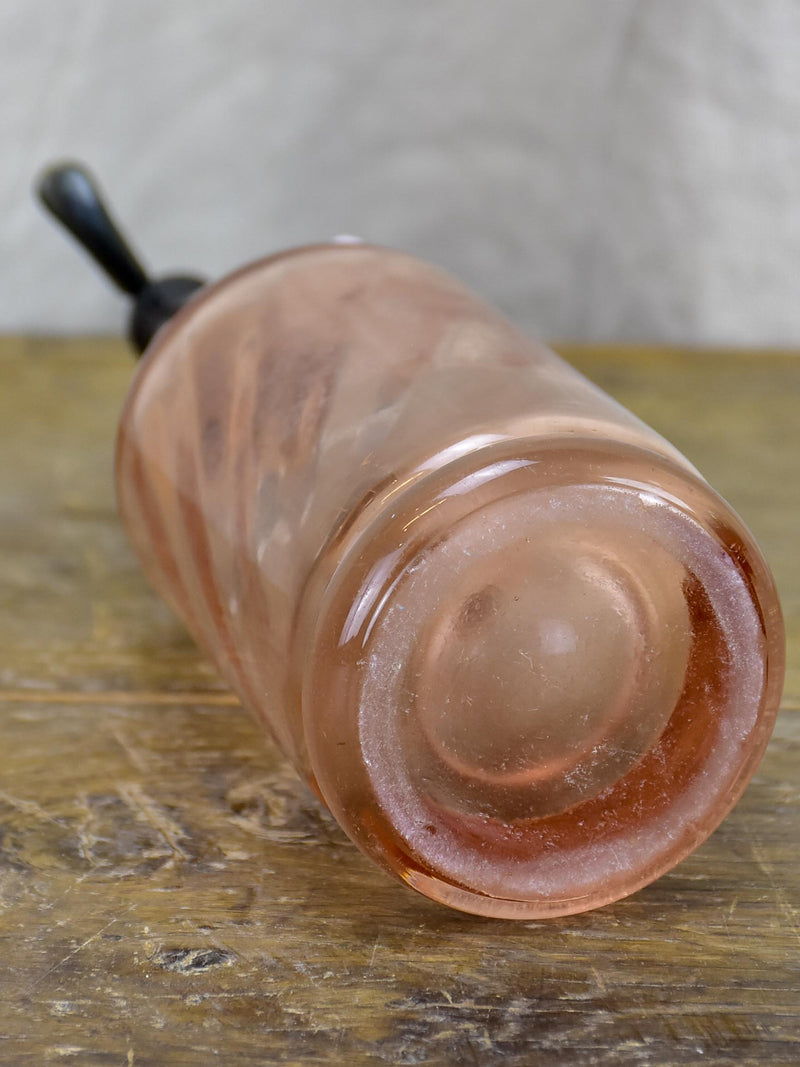 Antique French half-size Seltzer bottle