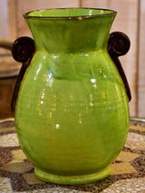 Green Dieulefit vase 1930's