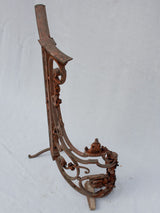 Rare 18th century French balustrade - wrought iron with red patina
