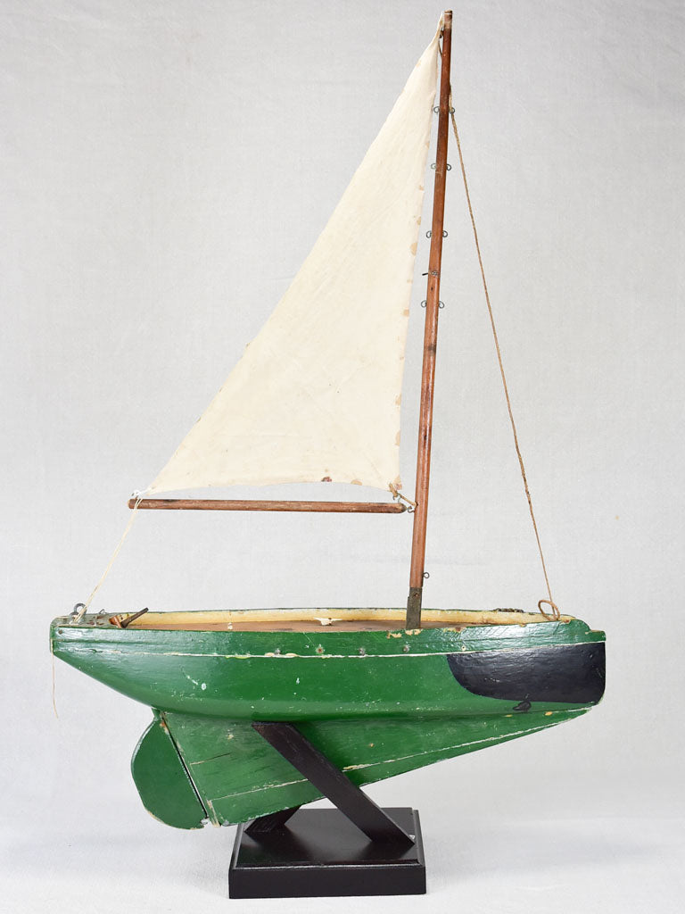 French toy sailing boat from the 1940s