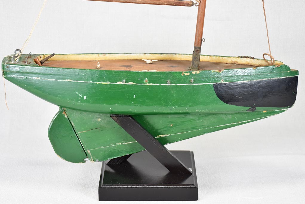 French toy sailing boat from the 1940s