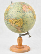 Vintage French world globe (J. Leporati) - 17"