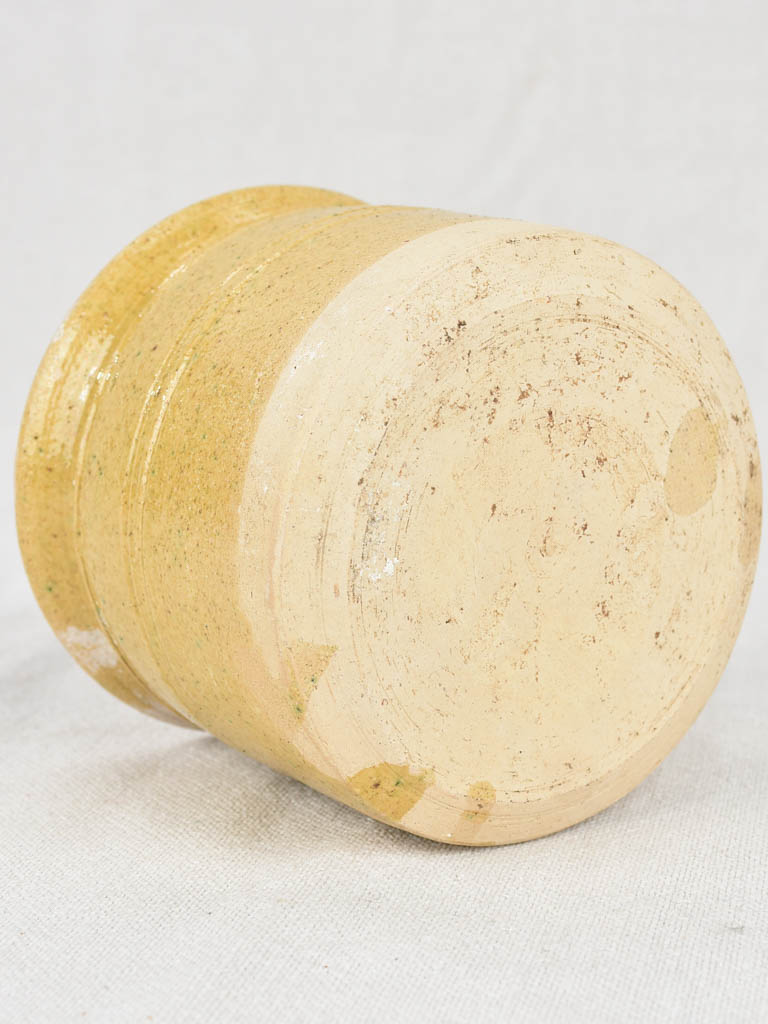 Delightful yellow sandstone pot from 1900s