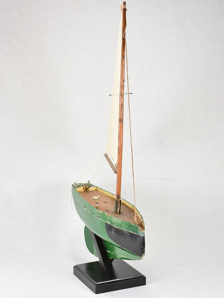 French toy sailing boat from the 1940s