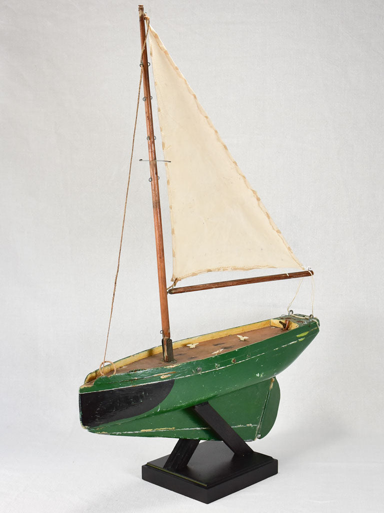 French toy sailing boat from the 1940s
