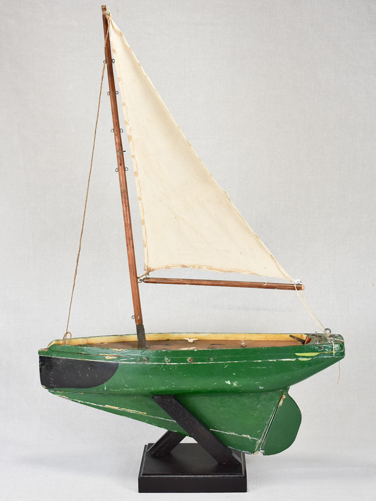 French toy sailing boat from the 1940s