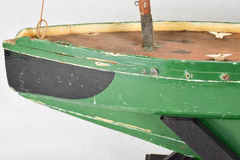 French toy sailing boat from the 1940s