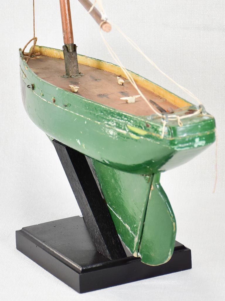 French toy sailing boat from the 1940s