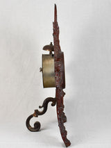 19th-century cast iron French clock PATRIE