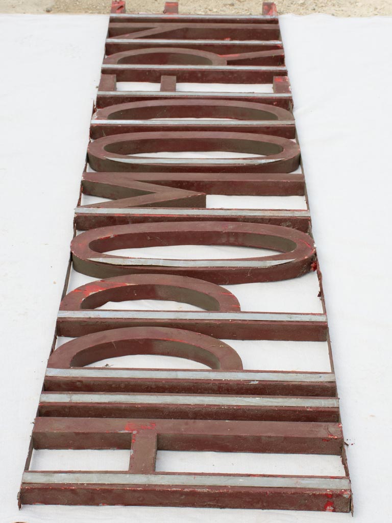 Very large late 19th century French sign HIPPOMODERNE 106¼"