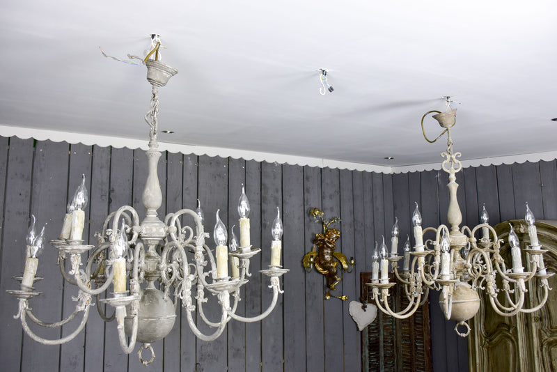 Pair of vintage chandeliers