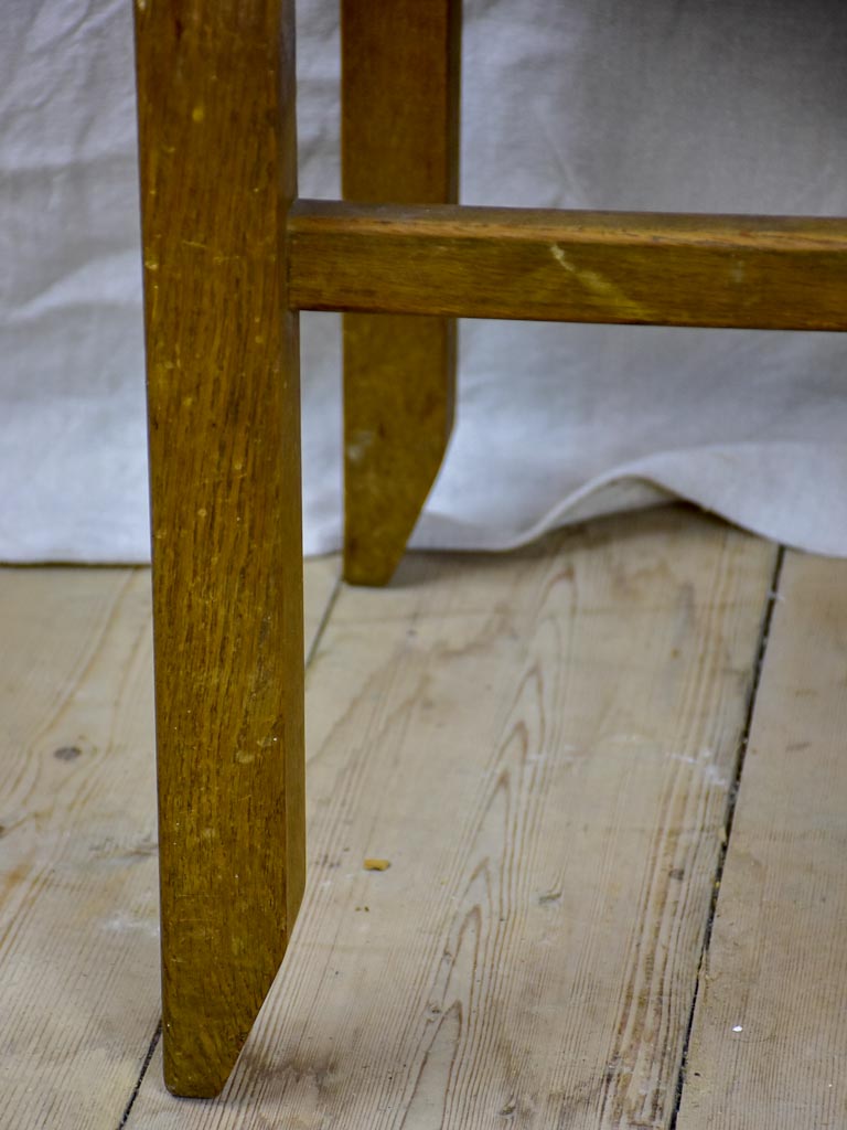 Four 1960's French oak dining chairs - Guillerme & Chambron