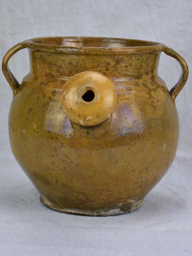 Antique French pot with spout