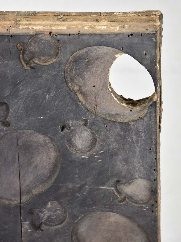 Timeless salvaged silk maker's stamp