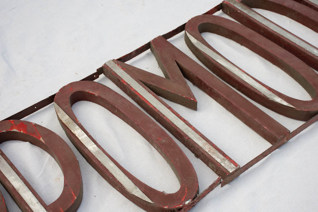 Very large late 19th century French sign HIPPOMODERNE 106¼"