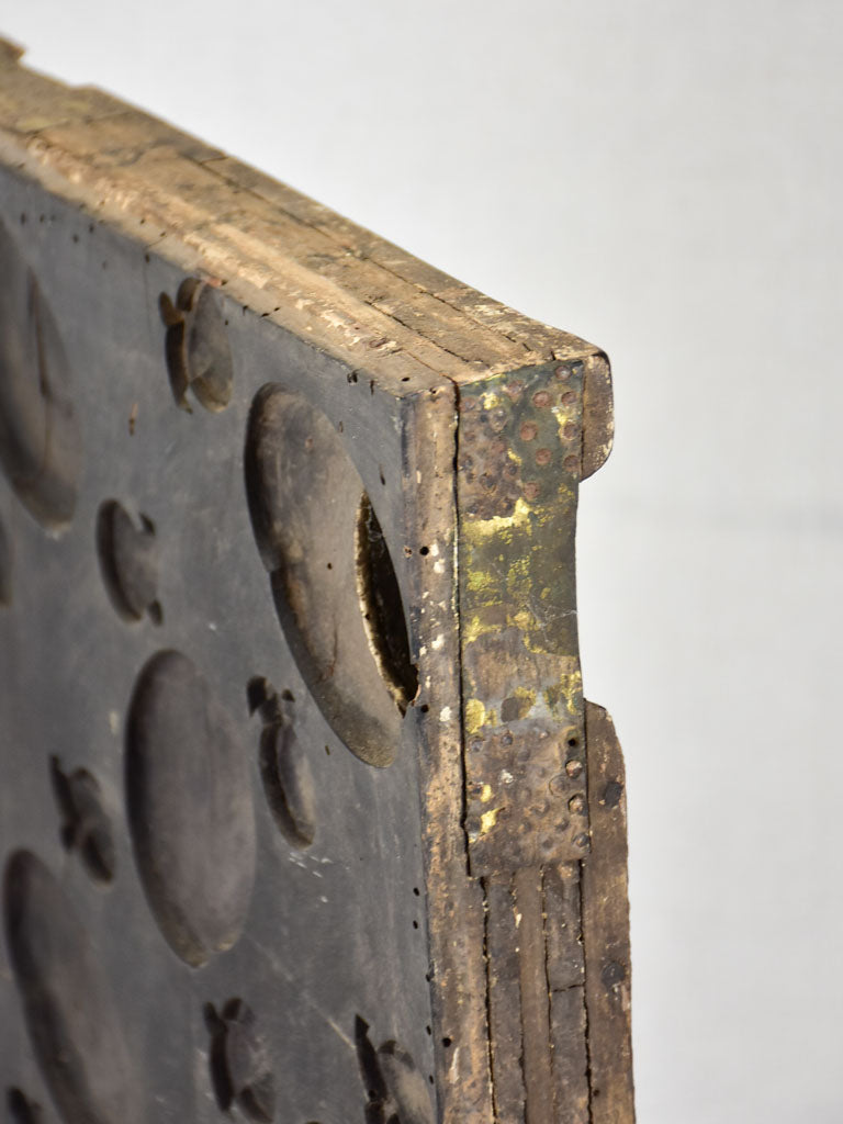 Classic iron-mounted silk printing stamp