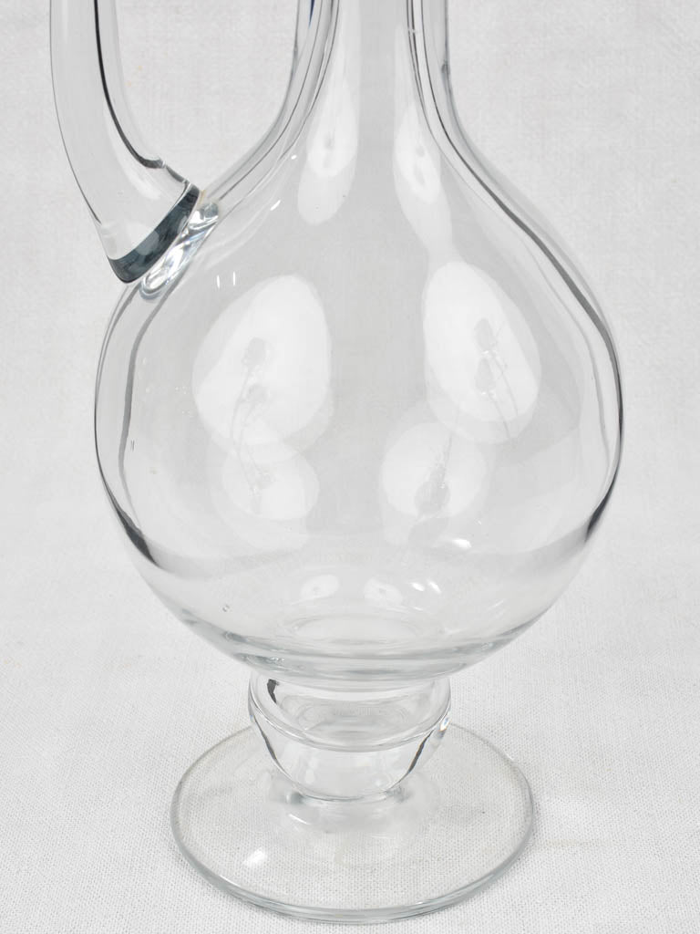 Refined antique glassware with handle