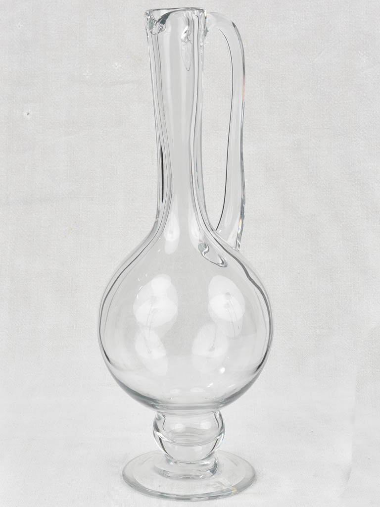 Rare 19th-century clear glass pitcher