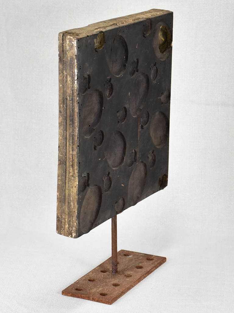 Rustic iron-stand silk printing stamp
