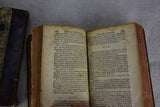 Collection of three antique French books