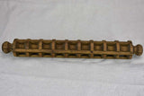 Antique French ravioli cutter / rolling pin